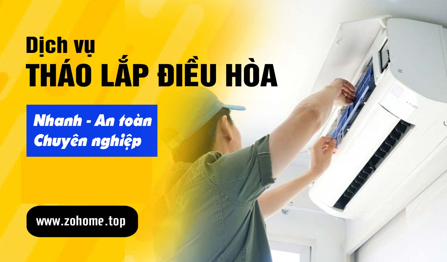Zohome Dich vu thao lap dieu hoa tai Ha Noi uy tin